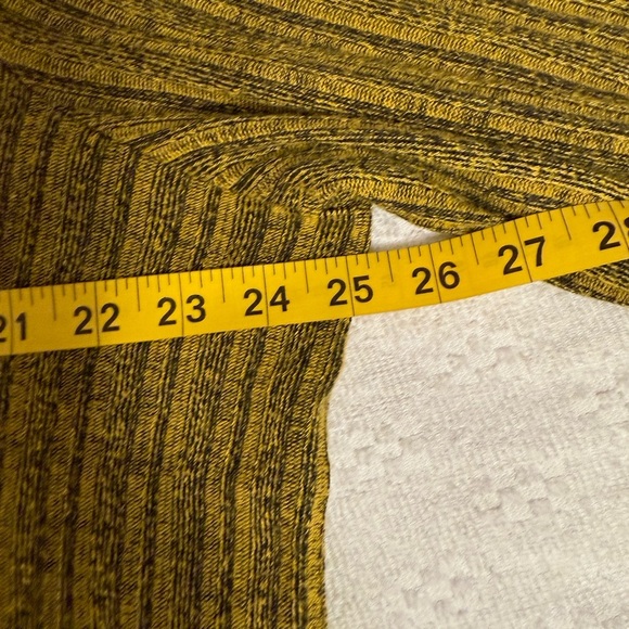 Ali miles  Mustard Ribbed Cowl Neck Sweater - Picture 3 of 7